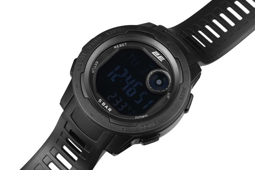 Тактические часы 2E Tactical Delta X Black с компасом и шагомером 2E-TCW10BK фото