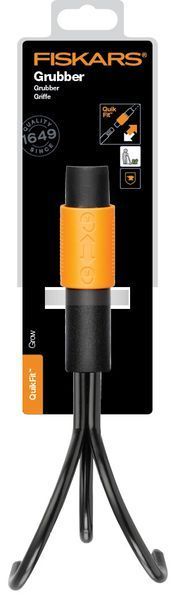 Разрыхлитель-насадка Fiskars QuikFit, 33 см, 340г (культиватор ручной) 1000685 фото