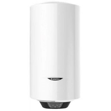 Водонагреватель электрический круглый слим Ariston PRO1 ECO 40 V SLIM 1.8K PL EU, 40л, 1,8кВт, электронное управление, B, белый 3626459 фото