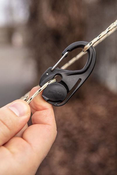 Паракордовый шнур с карабином Neo Tools, 3.7мм х 1.5м, 2 карабина 63-155 фото