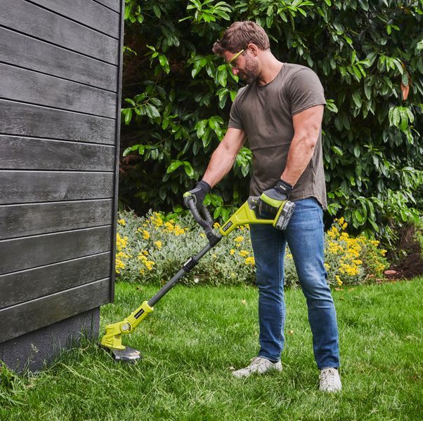 Тример садовий акумуляторний Ryobi ONE+ OLT1832 18В 25-30см телескопічна штанга регулювання кута нахилу 2.3кг без АКБ та ЗП 5133002813 фото