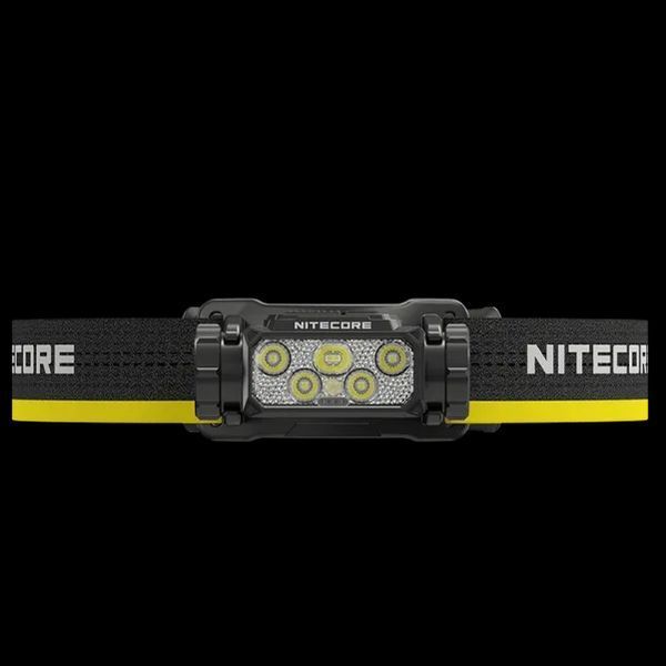 Налобний ліхтар Nitecore HC60 UHE USB Type-C 1600лм (10 режимів) з білим та червоним світлом 712608 фото