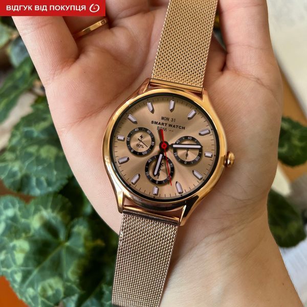 Smart-часы Smart Milano Gold Steel, 2 ремешка 1791 фото