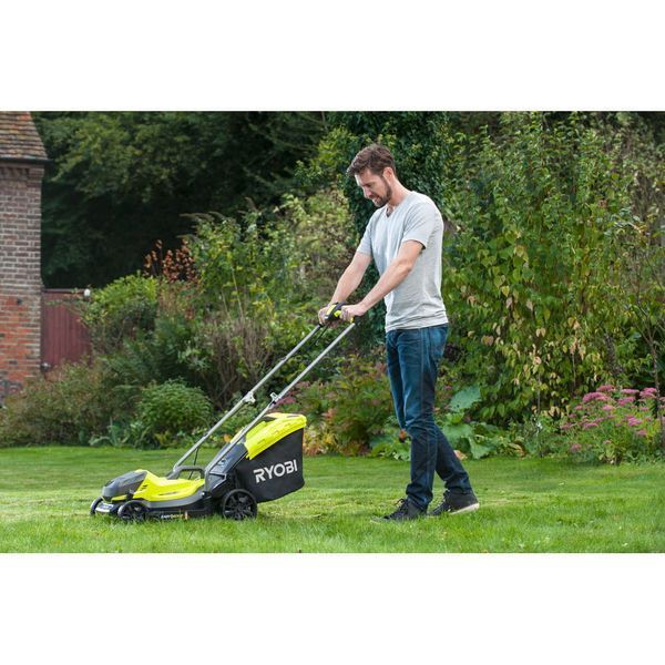Газонокосарка акумуляторна Ryobi ONE+ OLM1833B 18В 33см 35л 25-65мм 8.1кг без АКБ та ЗП 5133004305 фото