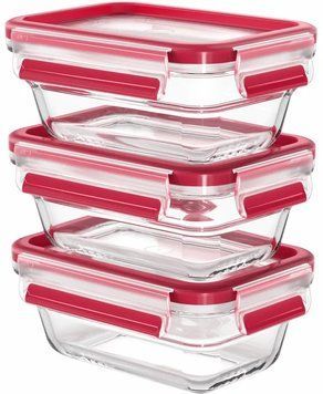 Набір контейнерів Tefal Master Seal, 3 шт., скло, прозорий N1051110 фото