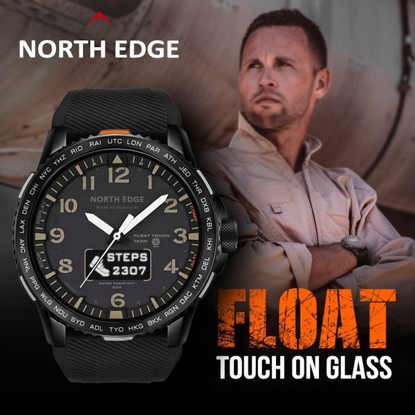 Смарт-годинник North Edge Float 5 bar Black 1075 фото