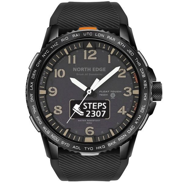 Смарт-годинник North Edge Float 5 bar Black 1075 фото