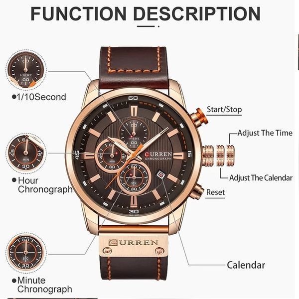 Годинник Curren BigBoss 1061 фото