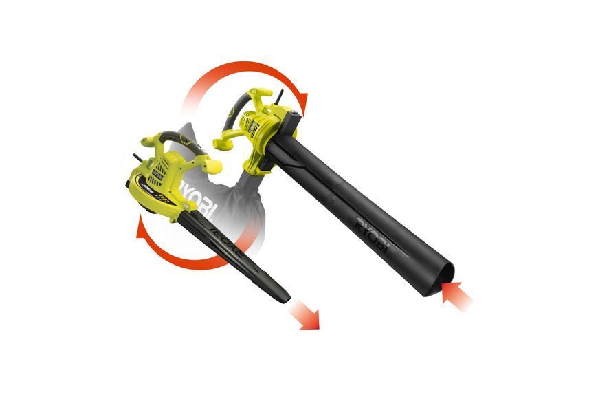 Воздуходув-пылесос Ryobi RBV3000CSV, с измельчителем, 3кВт, 14 м3/мин, 375 км/ч 5133002188 фото