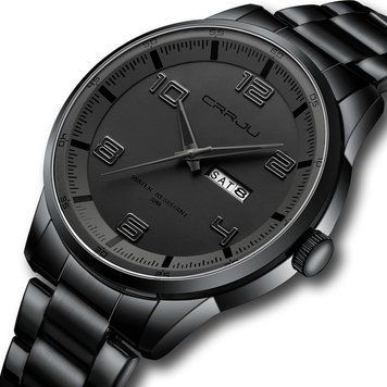 Годинник Crrju Limited Black 1192 фото