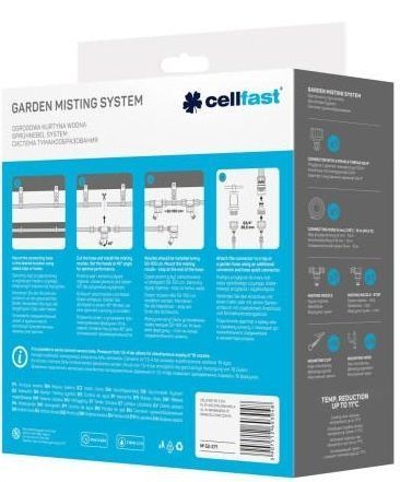 Система туманоутворення Cellfast, шланг 15 м, 7 форсунок 52-271 фото