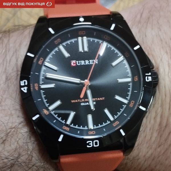 Часы Curren West Orange 1480 фото