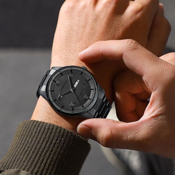 Часы Crrju Limited Black 1192 фото