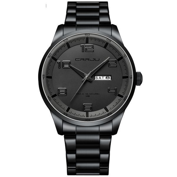 Часы Crrju Limited Black 1192 фото