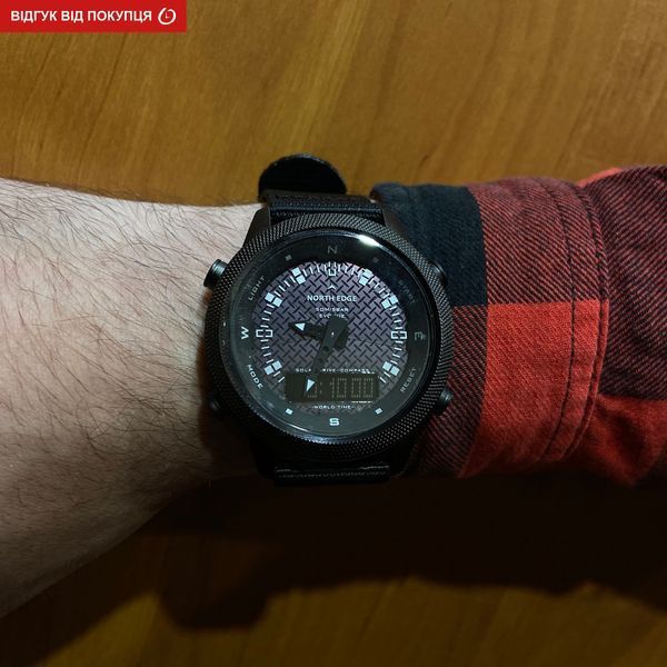 Годинник North Edge Solar Compass 1675 фото
