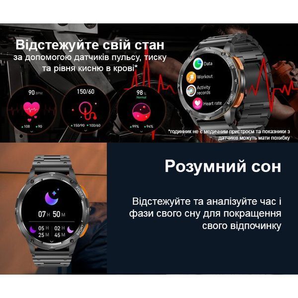 Smart-часы Smart Kopter&nbsp;Steel Black 1599 фото