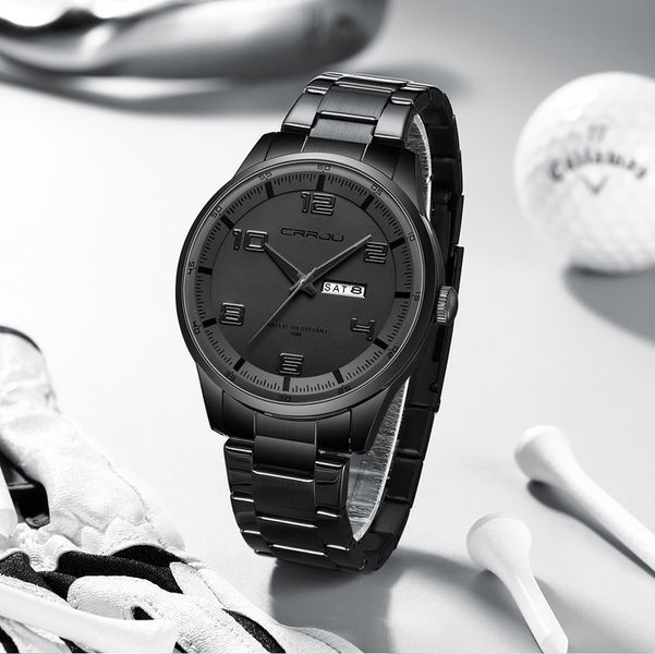 Часы Crrju Limited Black 1192 фото