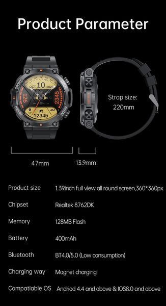 Smart-годинник Smart Storm Black УЦІНКА 1700 фото