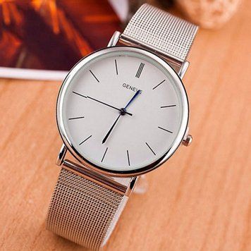 Годинник Geneva Steel Silver УЦЕНКА 1621 фото
