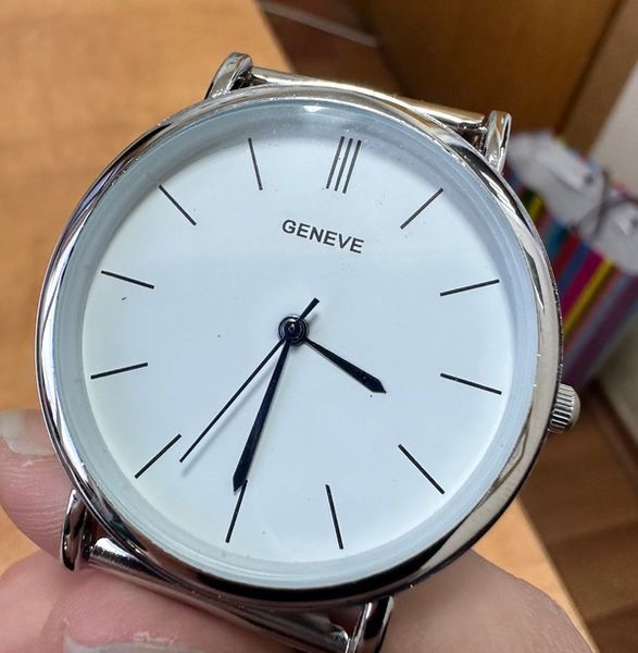 Часы Geneva Steel Silver УЦЕНКА 1621 фото