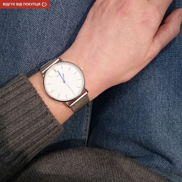 Часы Geneva Steel Silver УЦЕНКА 1621 фото