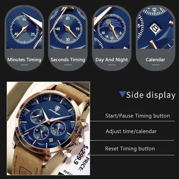Годинник Poedagar West 1705 фото
