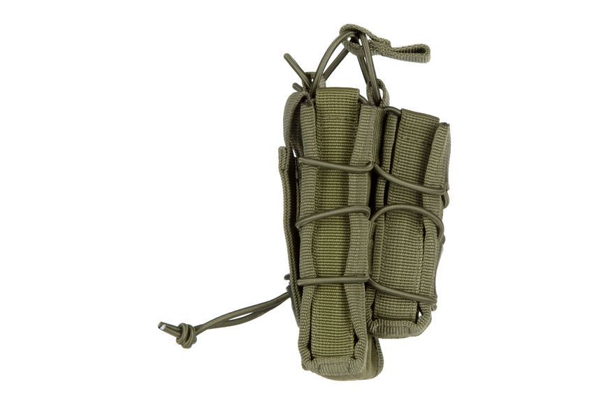 Тактичний подвійний чохол, зелений 2E Tactical 2E-MILTACDPOUCH-Y-OG фото
