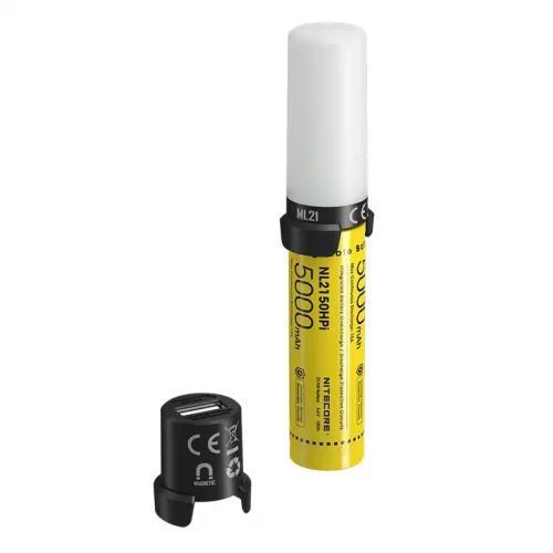 Ліхтар Power Bank та зарядний пристрій Nitecore 21700 Intelligent Battery System 712833 фото