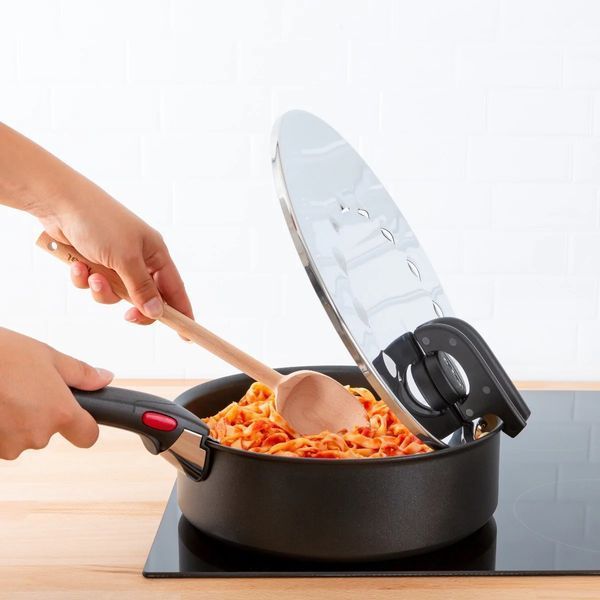 Крышка с защитой от разбрызгивания Tefal Ingenio, 20-28см, нержавеющая сталь, пластик L9829853 фото