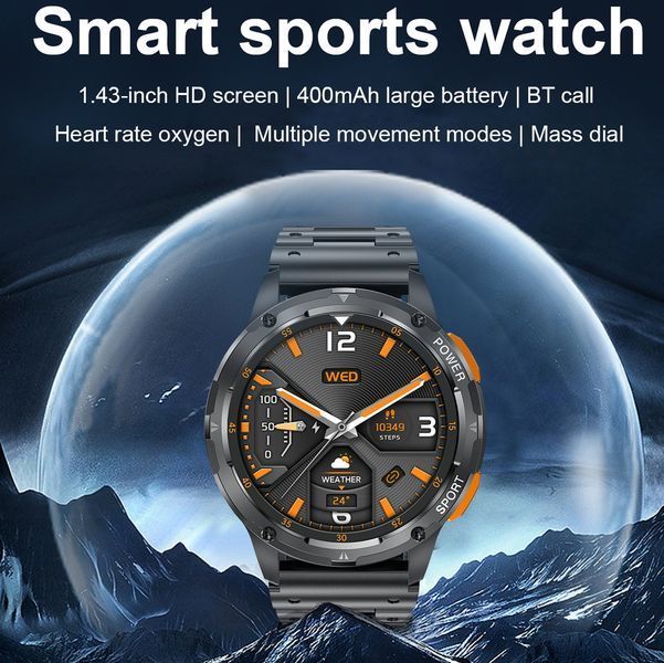 Smart-годинник Smart Kopter&nbsp;Rubber Black 1601 фото