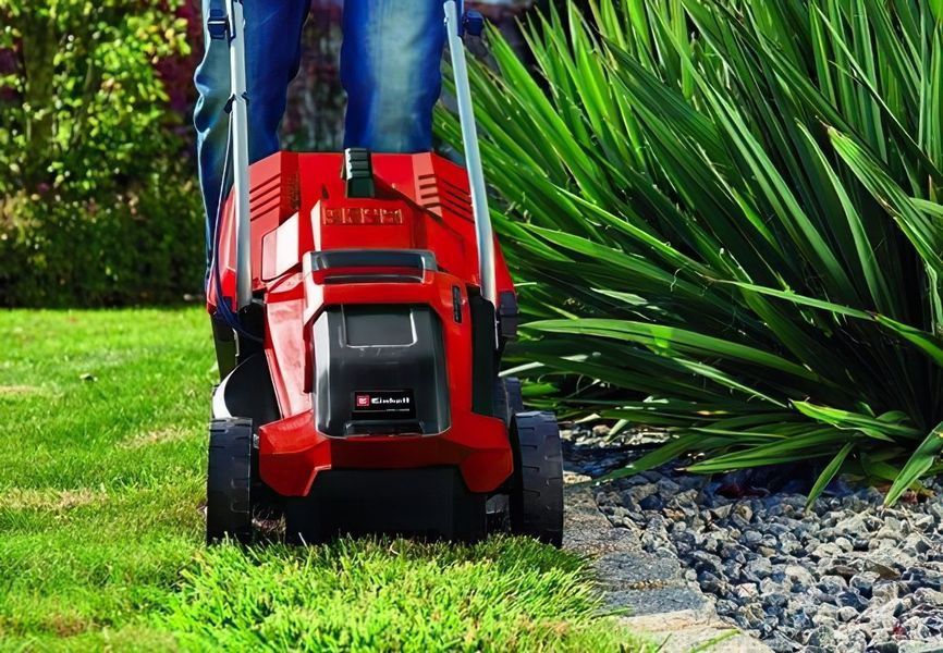 Газонокосилка аккумуляторная Einhell GE-CM 18/32 Li-Solo PXC 18В 32см 25л 8.5кг (без АКБ и ЗУ) 3413256 фото