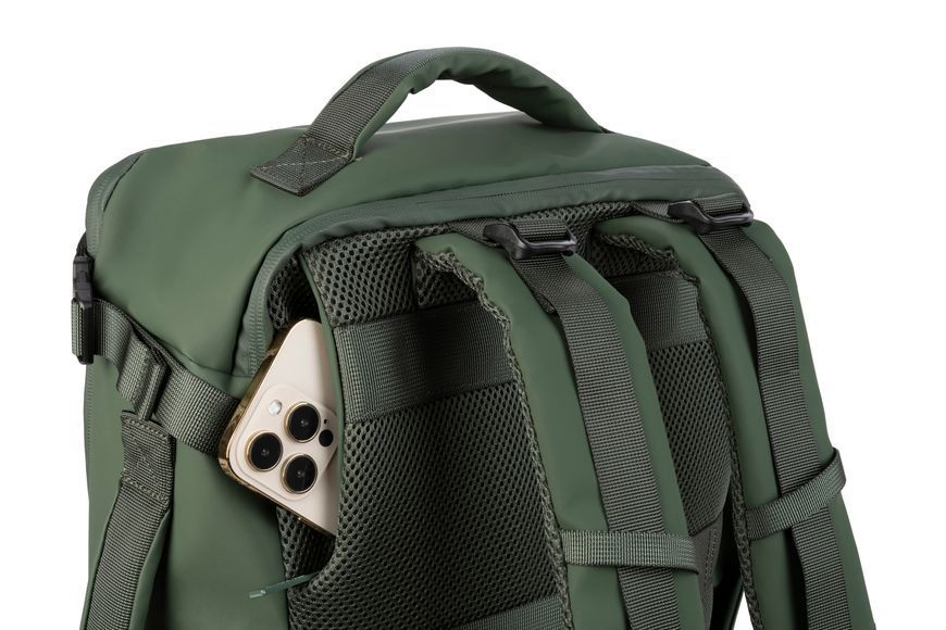 Рюкзак дорожній Tucano Tugo M Dry Cabin Luggage 15.6", зелений BKTUGDR-M-V фото