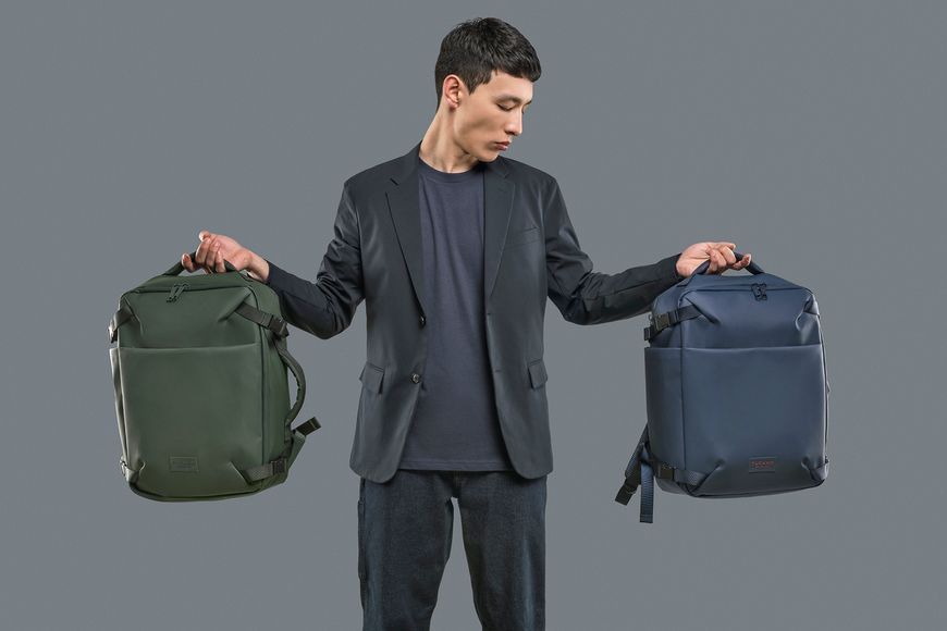 Рюкзак дорожній Tucano Tugo M Dry Cabin Luggage 15.6", зелений BKTUGDR-M-V фото