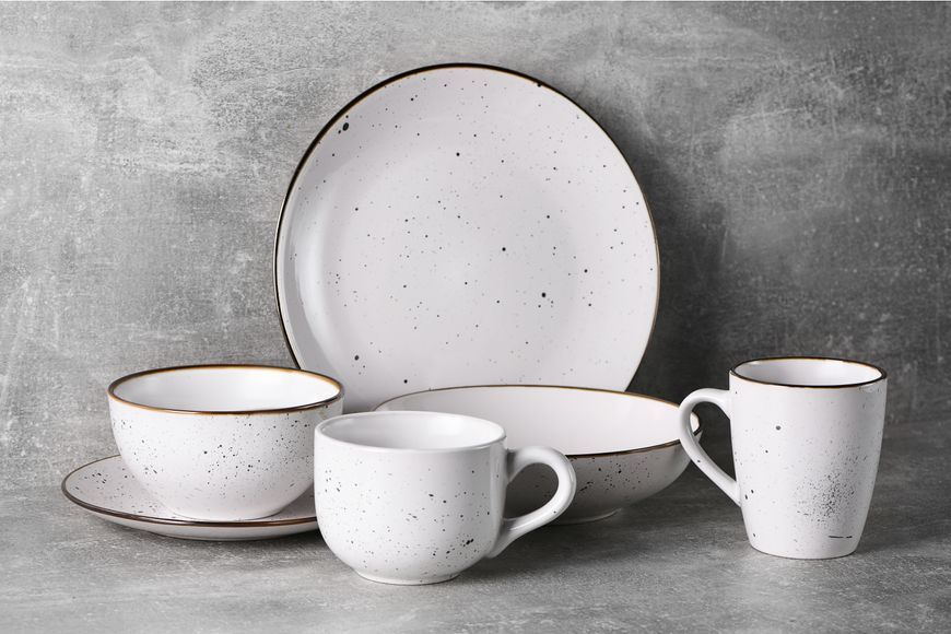 Тарелка десертная Ardesto Bagheria Bright white, 19см, керамика, белый AR2919WGC фото