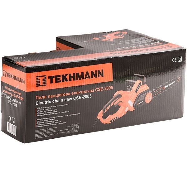 Пила ланцюгова мережева TEKHMANN CSE-2805 2800Вт 40см 5.2кг 846802 фото