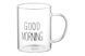 Набір чашок з ручками Ardesto Good Morning , 420 мл, 2 од., боросилікатне скло AR2642BMR фото 5