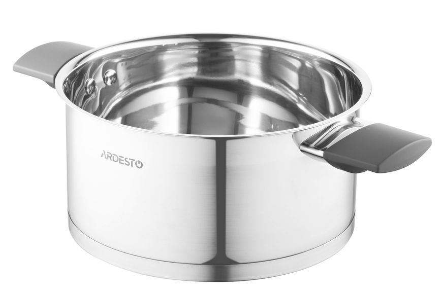 Кастрюля Ardesto Gemini, стеклянная крышка, 3 л, нержавеющая сталь AR3630G фото