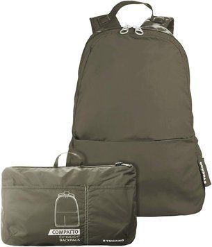 Рюкзак раскладной Tucano Compatto Eco XL, темно-зеленый BPCOBK-ECO-VM фото