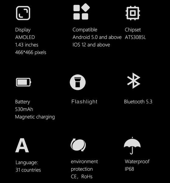Smart-годинник Smart GPS Max Black, 2 ремінця 1864 фото