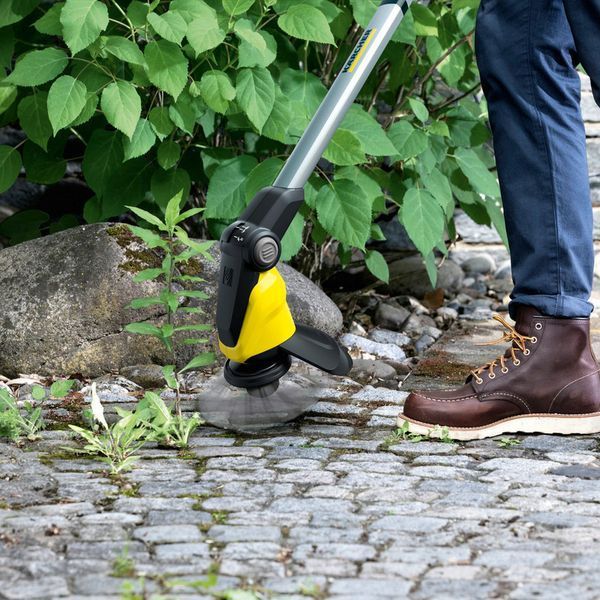 Тример садовий Karcher WRE 18-55 для видалення бур'янів, акумуляторний 18В, 2.85кг, Solo (без АКБ та ЗП) 1.445-244.0 фото
