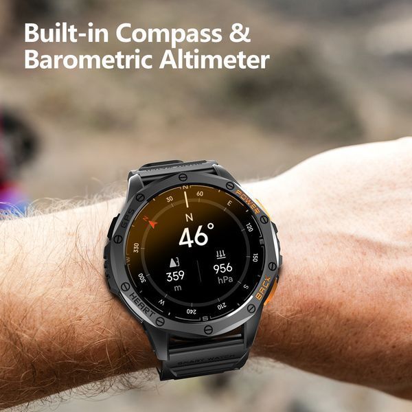 Smart-годинник Smart GPS Max Black, 2 ремінця 1864 фото