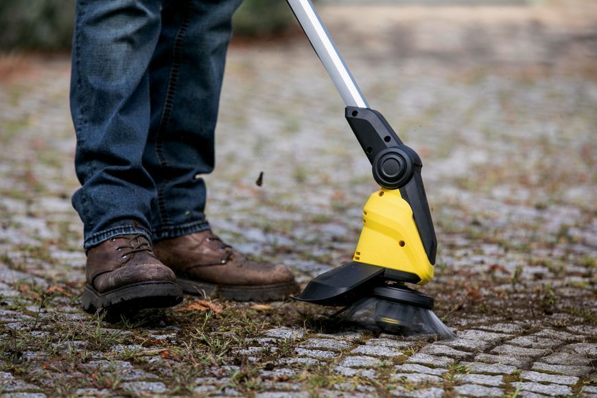 Тример садовий Karcher WRE 18-55 для видалення бур'янів, акумуляторний 18В, 2.85кг, Solo (без АКБ та ЗП) 1.445-244.0 фото