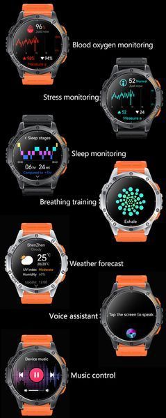 Smart-годинник Smart GPS Max ArmyGreen, 2 ремінця 1865 фото