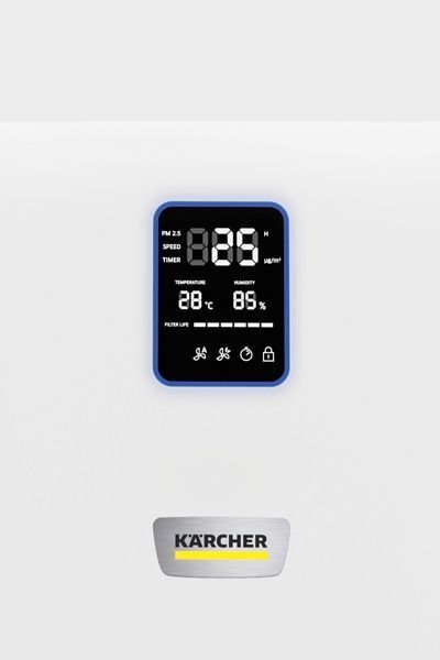 Воздухоочиститель Karcher AF 30, 30м2, 200м3/час, дисплей, 2 HEPA фильтры, 4 режима, индикация загрязнения, белый 1.024-821.0 фото