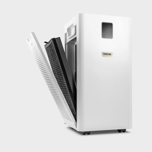 Воздухоочиститель Karcher AF 30, 30м2, 200м3/час, дисплей, 2 HEPA фильтры, 4 режима, индикация загрязнения, белый 1.024-821.0 фото