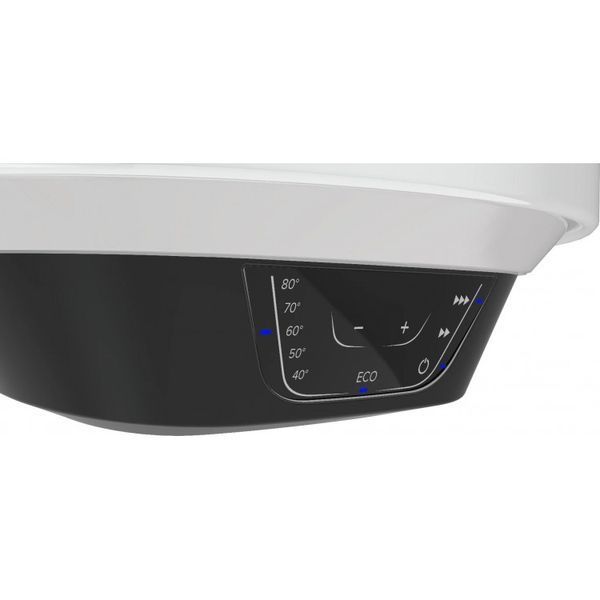 Водонагреватель электрический круглый слим Ariston PRO1 ECO 30 V SLIM 1.8K PL EU, 30л, 1,8кВт, электронное управление, B, белый 3626458 фото