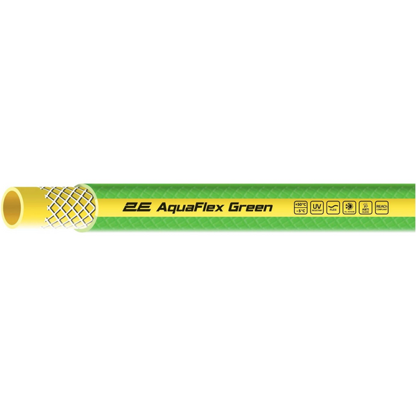 Шланг садовый 2E AquaFlex Green 3/4" 30м 3 слоя 10бар -5+50&deg;C 2E-GHE34GN30 фото