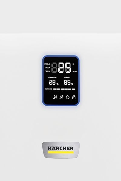 Воздухоочиститель Karcher AF 50, 50м2, 520м3/час, дисплей, 2 HEPA фильтры, 4 режима, индикация загрязнения, белый 1.024-822.0 фото