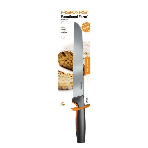 Кухонний ніж для хліба Fiskars Functional Form, 21.3 см 1057538 фото