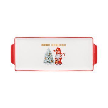 Блюдо Ardesto Gnomes, 30х12см, фарфор, прямоугольная AR3061 фото